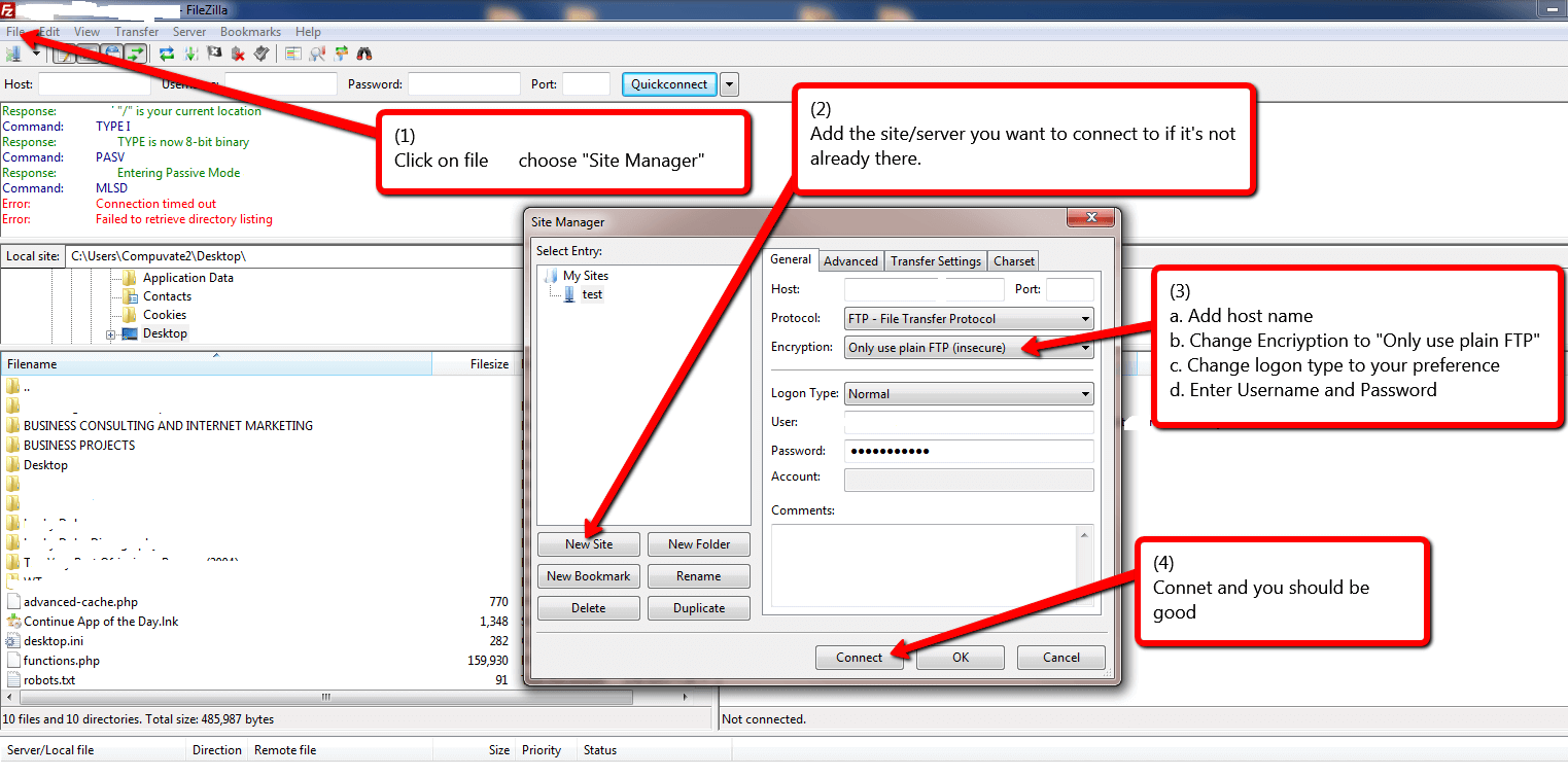 connect-to-new-filezilla
