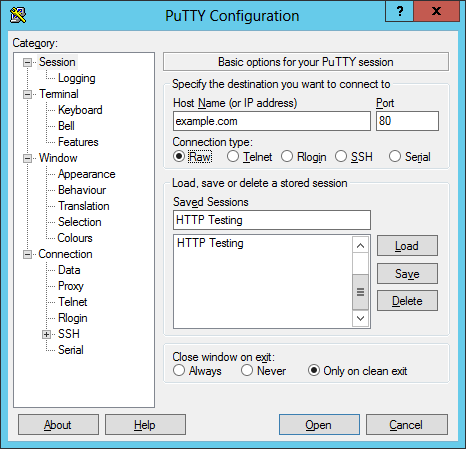 PuTTY-HTTP